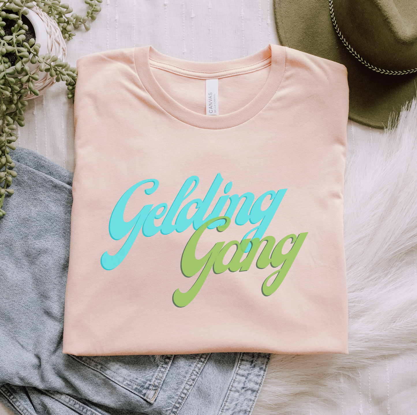 Gelding Gang Horse Girl T-Shirt