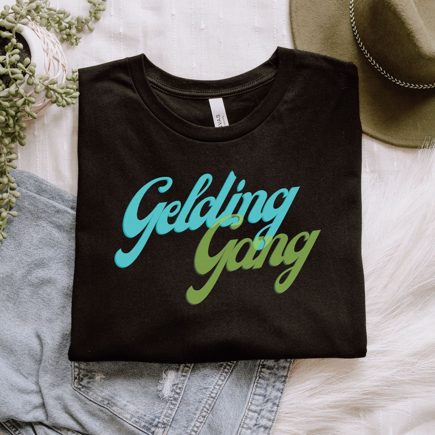 Gelding Gang Horse Girl T-Shirt