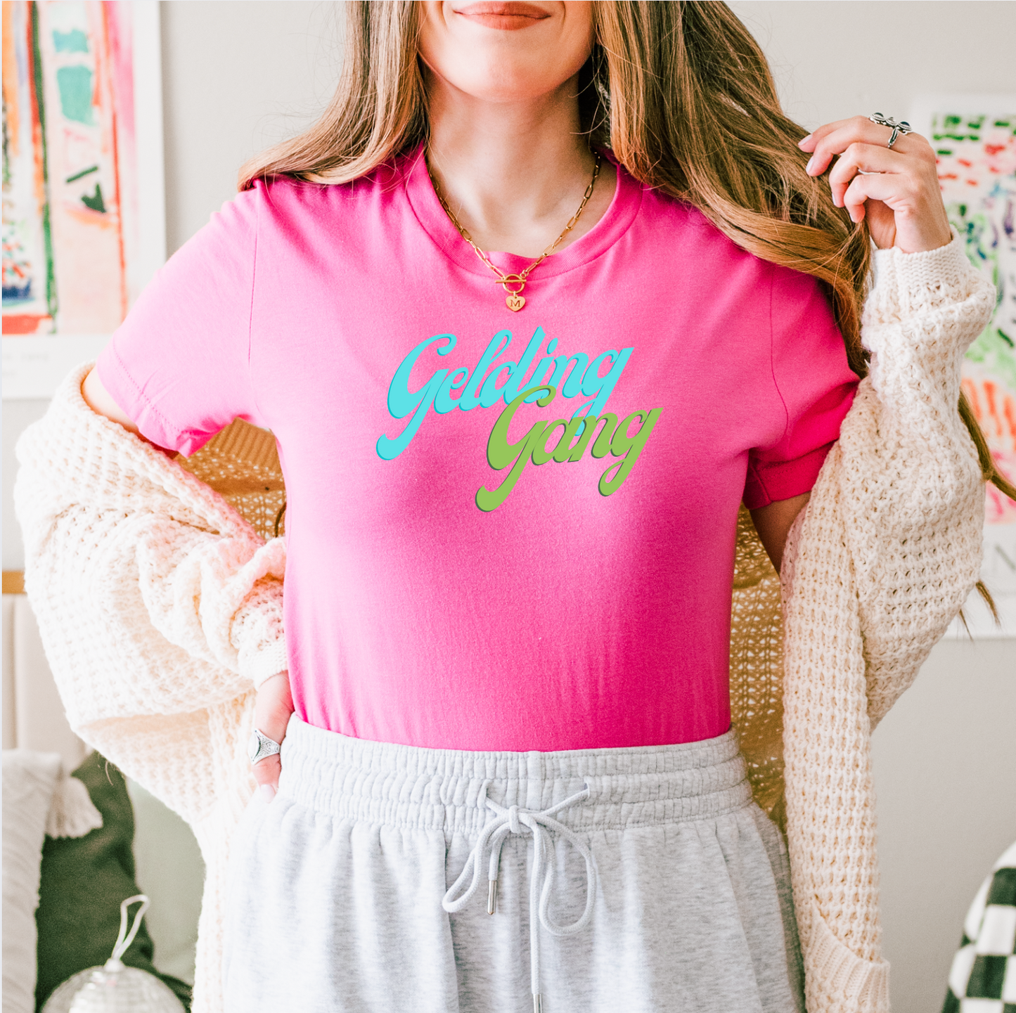 Gelding Gang Horse Girl T-Shirt