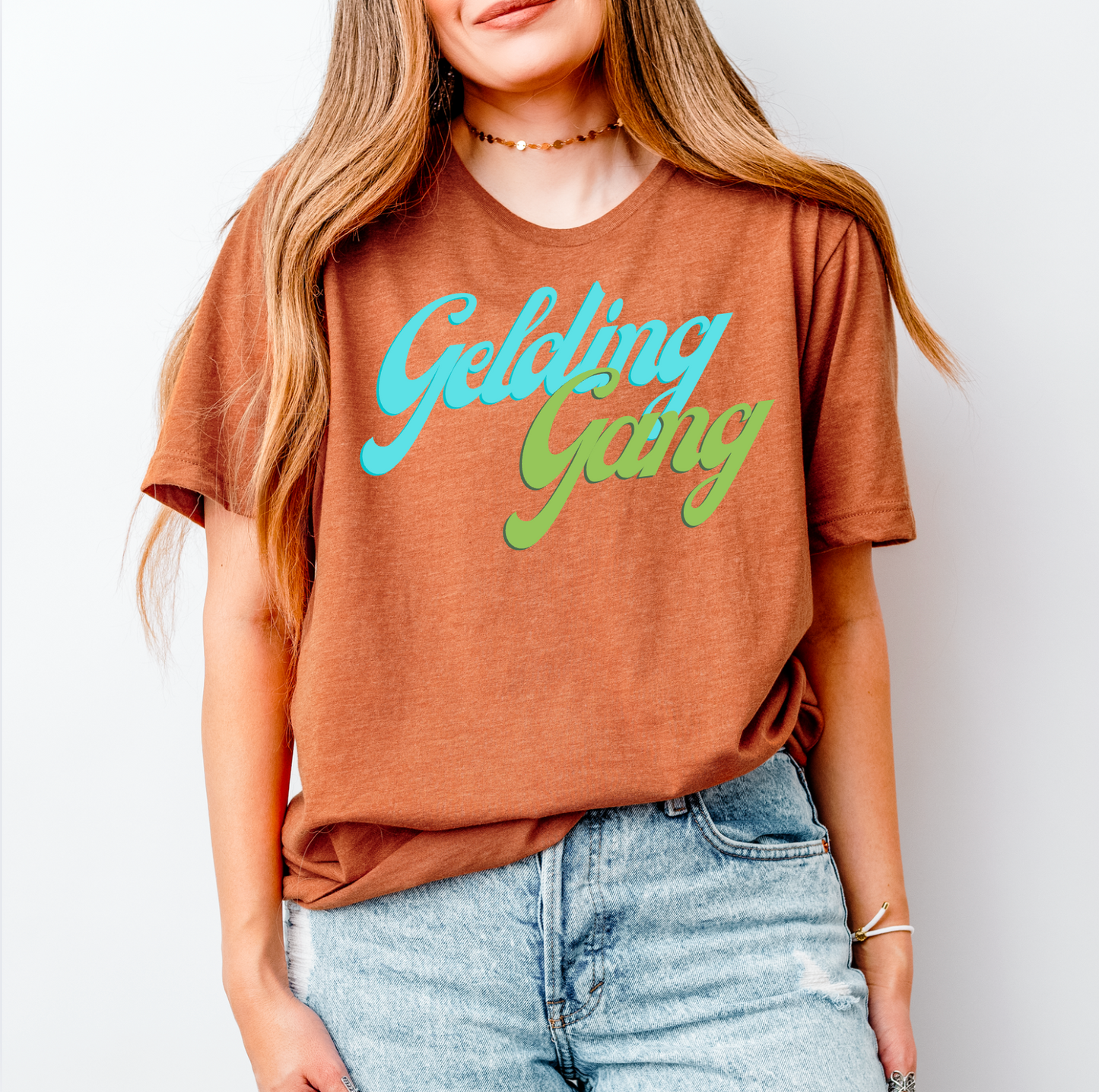 Gelding Gang Horse Girl T-Shirt