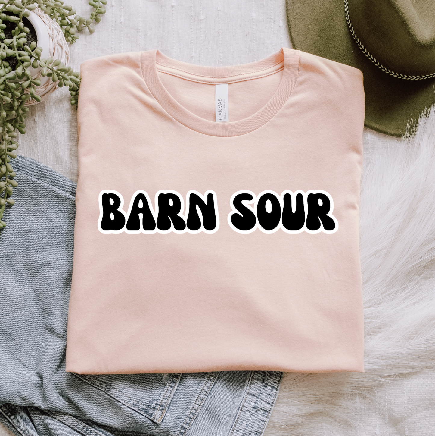 Barn Sour Horse Girl Graphic T-Shirt