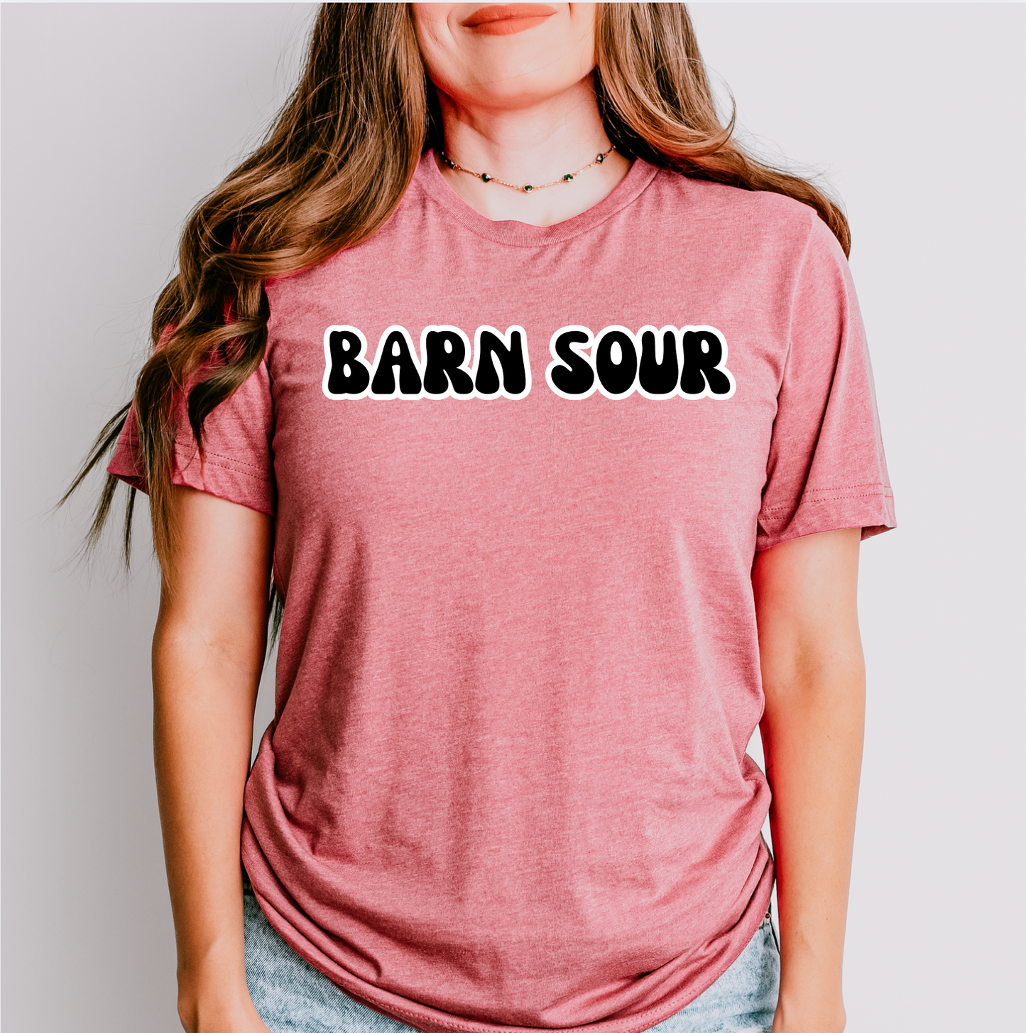 Barn Sour Horse Girl Graphic T-Shirt
