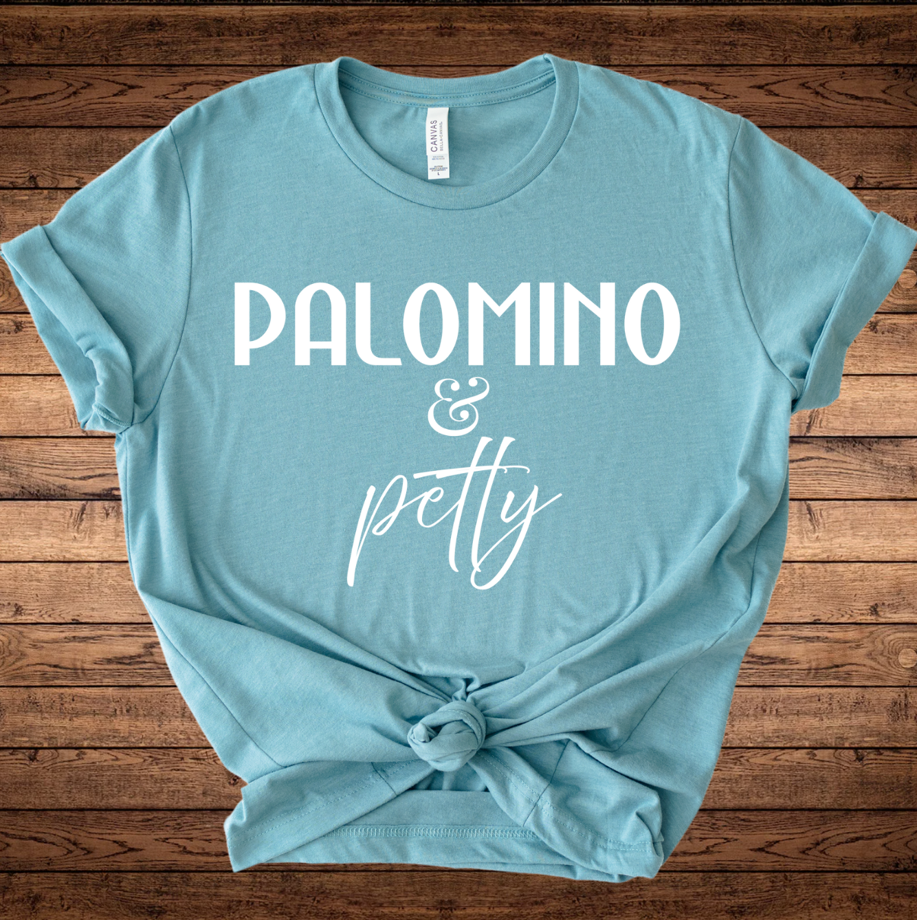 Palomino and Petty Horse Girl Graphic T-Shirt