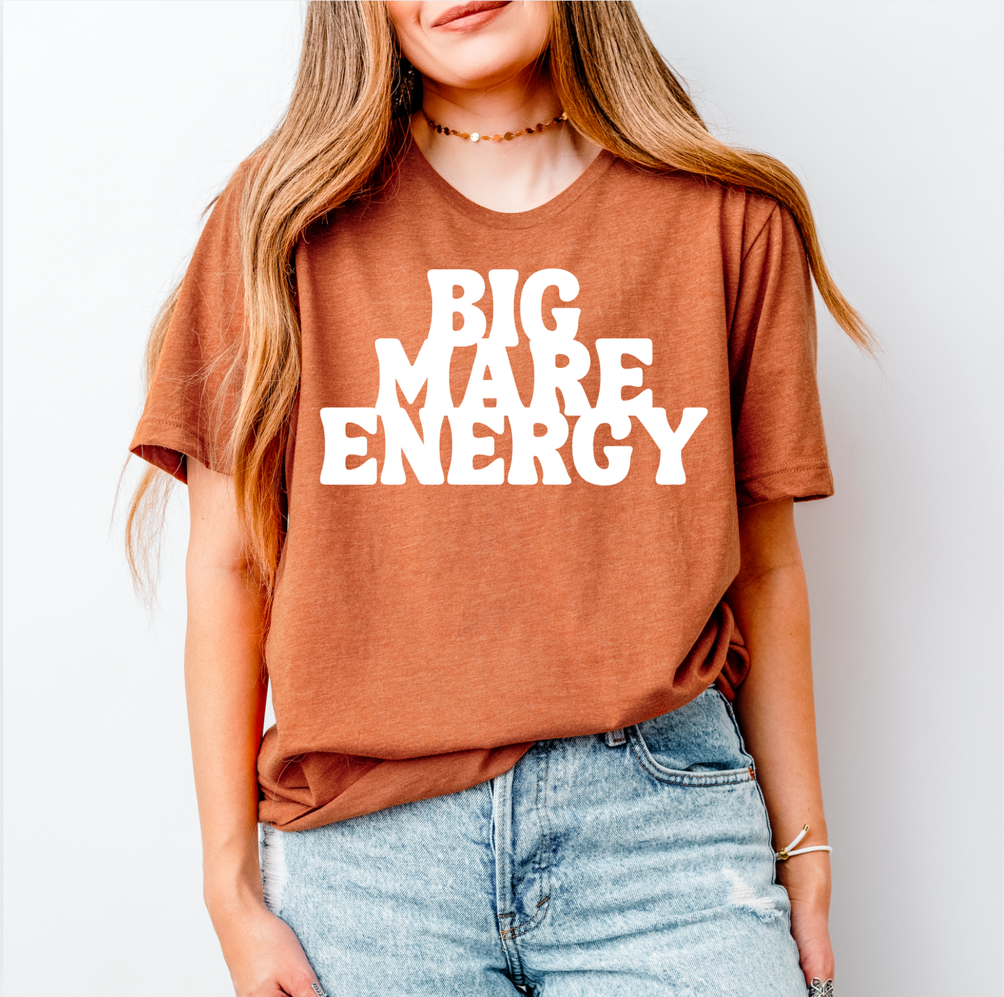 Big Mare Energy Horse Girl T-Shirt