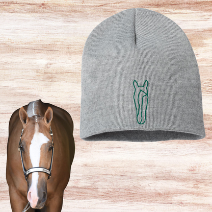 Custom Horse Silhouette Beanie