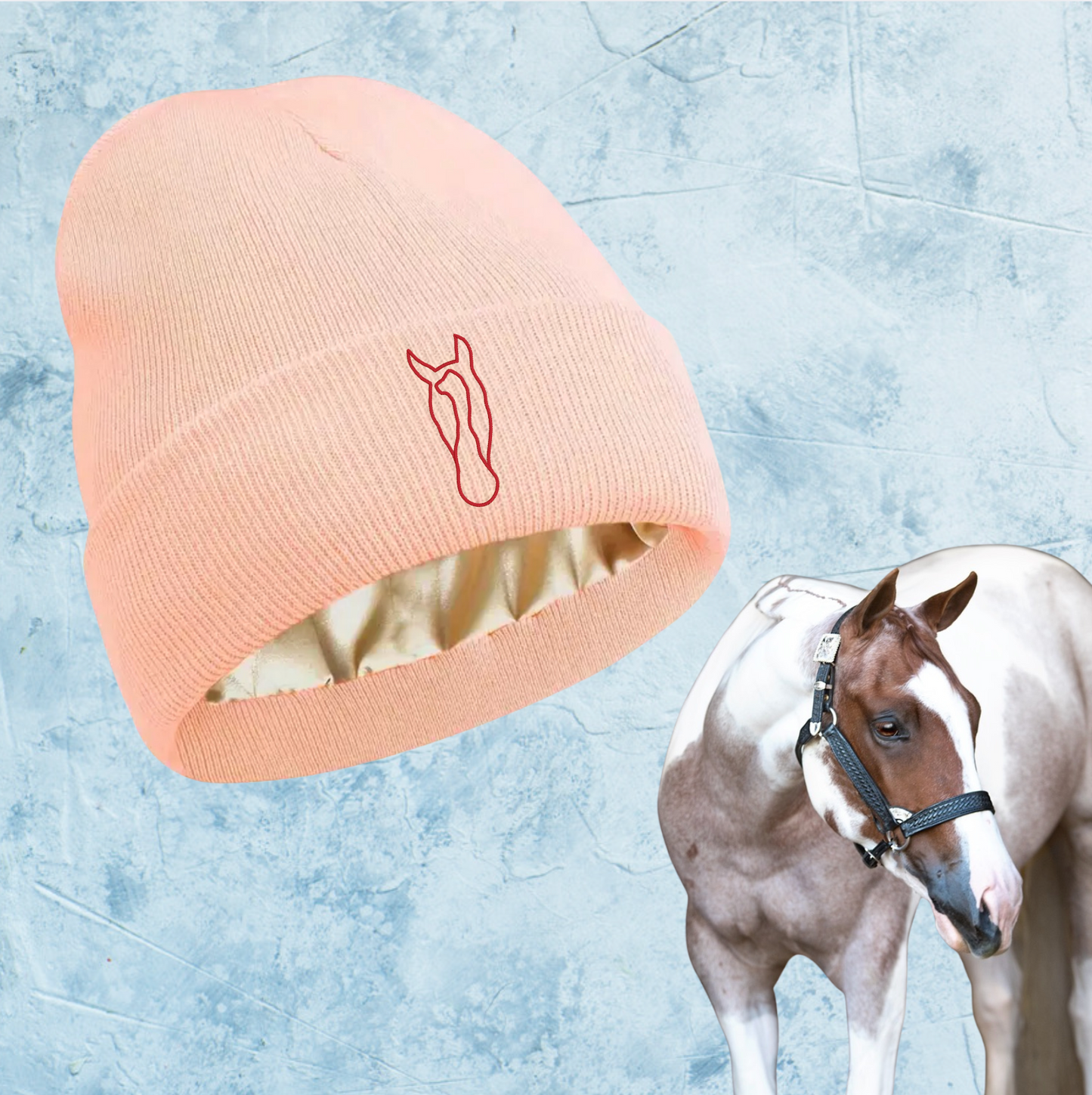 Custom Horse Silhouette Beanie