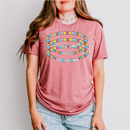 Custom Horse Girl Friendship Bracelet Graphic Shirt