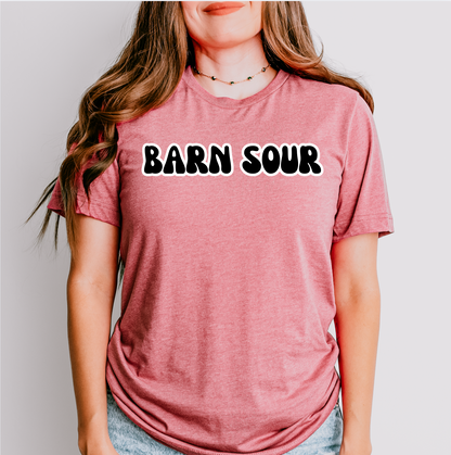 Barn Sour Horse Girl Graphic T-Shirt