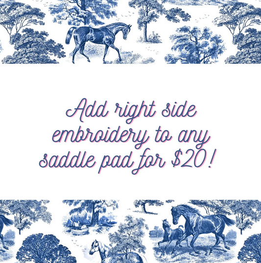 Product Customization Add-On: Right Side Embroidery